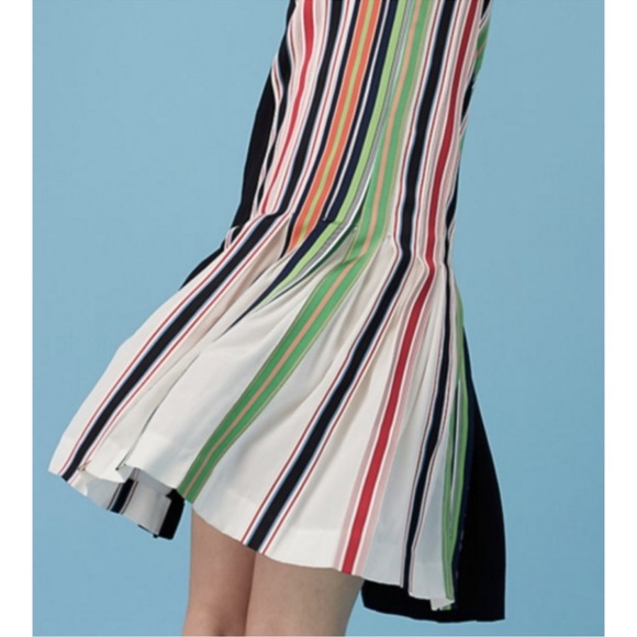 Diane Von Furstenberg Pleated Ribbon Dress - Picture 2 of 8